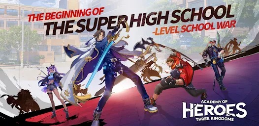 Academy of Heros: Tam Quốc học đường ra mắt trên Google Play Store