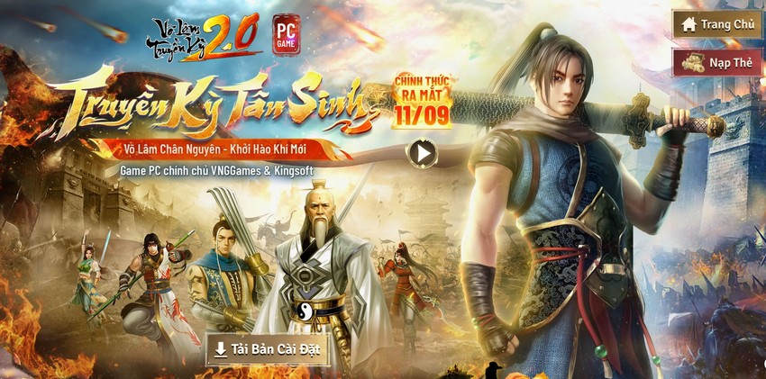Võ Lâm Truyền Kỳ 2.0 PC chính thức ra mắt với chuỗi sự kiện offline ba miền