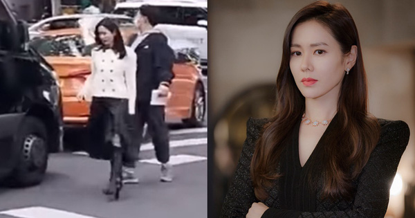 Son Ye Jin lên đồ đỉnh cao, thả dáng như siêu mẫu ở hậu trường phim, tưởng chị đi diễn thời trang không đó!