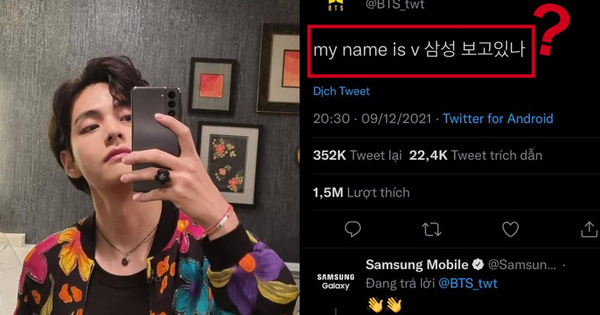 V (BTS) được netizen khen ngợi là đại sứ Samsung có tâm, up ảnh 