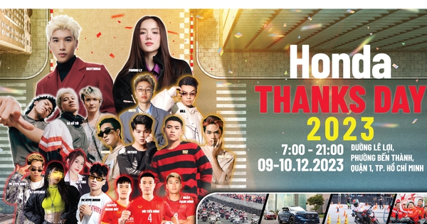 Honda Thanks Day 2023 - Đại lộ Honda, bùng nổ khoảnh khắc cuối năm đầy đam mê và niềm vui