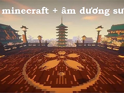 Bất ngờ khi Minecraft Mobile đưa hẳn thế giới của Âm Dương Sư vào game