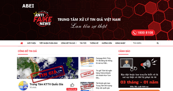 Bộ Thông tin và Truyền thông công bố website, đường dây nóng tiếp nhận phản ánh, xử lý vấn nạn tin giả