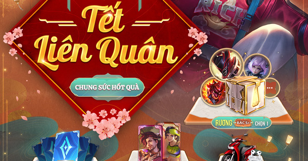 HOT: Game thủ nhận miễn phí 2 skin bậc S+ và 10 triệu Quân Huy trong sự kiện Tết Liên Quân