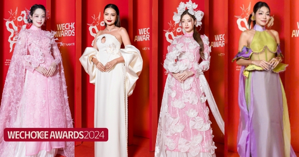 Dàn hậu "đại náo" siêu thảm đỏ WeChoice Awards 2024: Thuỳ Tiên - Hương Giang lạ lẫm, Lương Thùy Linh đẹp phát sáng