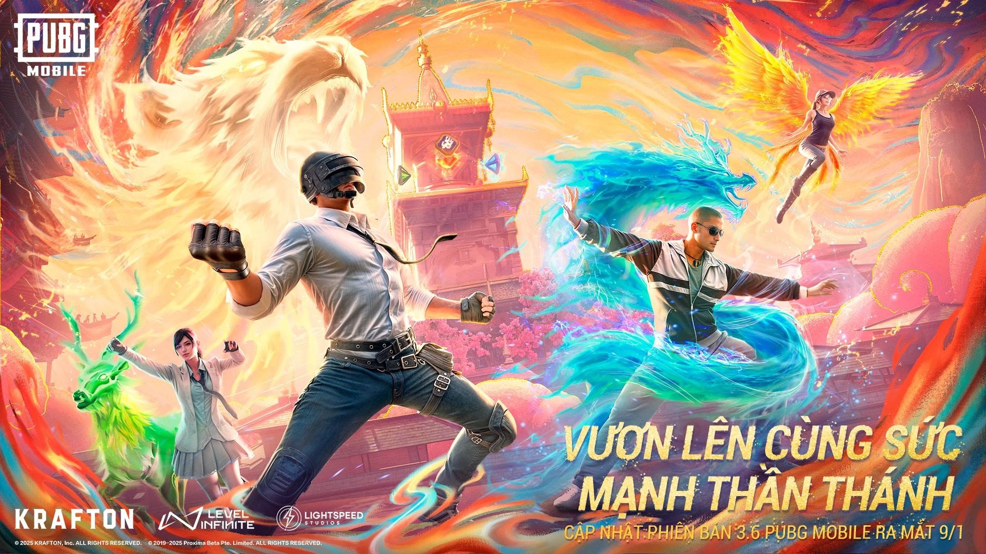 Chinh Phục Tứ Linh Nguyên Tố Tại Thánh Địa Tu Tiên Trong PUBG MOBILE Phiên Bản Cập Nhật 3.6