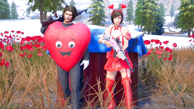 PUBG Mobile tung Event khủng mừng ngày Valentine cho... dân FA