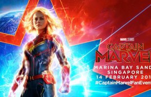 Hoa hậu Việt Nam 2016 Đỗ Mỹ Linh đại diện Việt Nam giao lưu dàn diễn viên phim Đại Úy Marvel tại Singapore