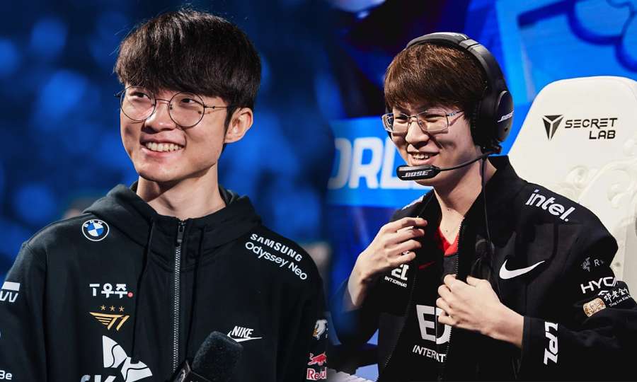 'Nhát' như Faker, nhà vô địch CKTG 2021 - EDG Meiko 'tay run lẩy bẩy' khi chụp cùng fan nữ