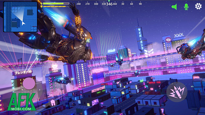 Robot Destruction Royal tựa game bắn súng mang danh Free Fire phiên bản cyberpunk