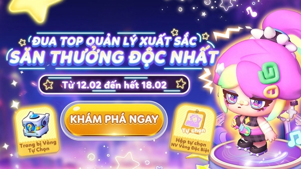 Game mô phỏng Dreamy Cafe phát động tuần lễ “đua doanh số” cho các chủ tiệm