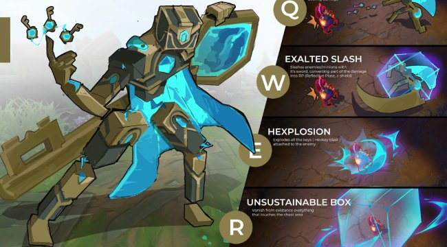 LMHT: Ấn tượng với vị tướng fanmade “Rương Hextech” để cà khịa Riot