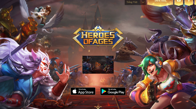 VTC Game sẽ phát hành game chiến thuật Heroes of Ages tại Việt Nam