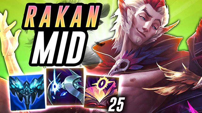 Hướng dẫn Rakan đi mid: roam gank đến chiến thắng