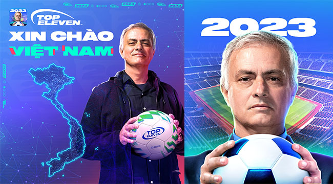 Game thủ TOP ELEVEN sẽ được đồng hành cùng vị huấn luyện viên tài ba José Mourinho