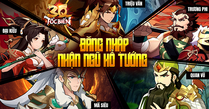 AFKMobi tặng nhiều gift code game 3Q Tốc Biến giá trị