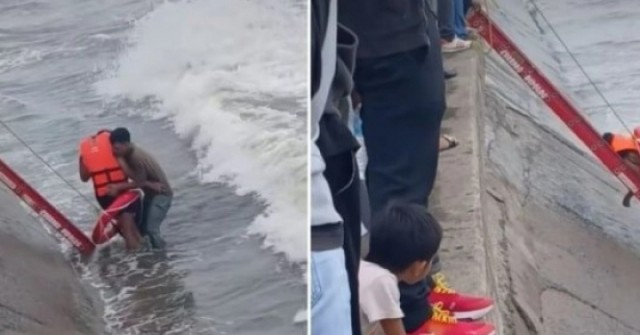 Thực hư vụ cô gái 'gieo mình' xuống biển vì bạn trai không mua trà sữa