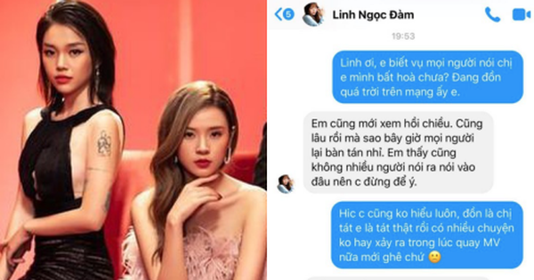 Midu và Linh Ngọc Đàm cùng tung tin nhắn hé lộ quan hệ thật: Tình chị em có 