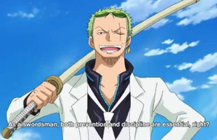 One Piece: Zoro nhiệt tình chia sẻ cách ngăn chặn virus corona lây lan khi dịch bệnh đang diễn biến phức tạp