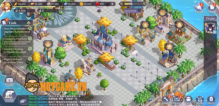 Lord of Other World – Game chiến thuật cho phép người chơi tự do kiến thiết thành phố của riêng mình