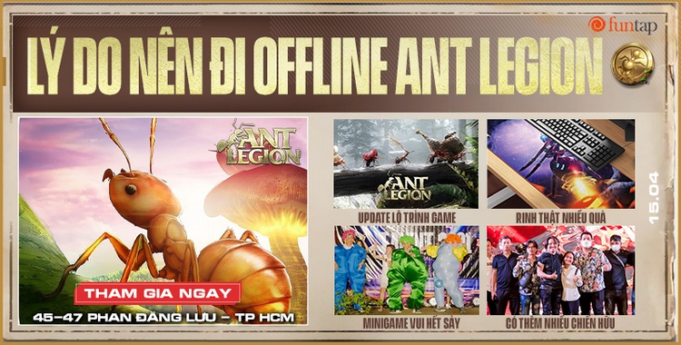 Điểm qua “cơn mưa quà tặng” tại sự kiện Big Offline vào ngày 15/4 để thấy Ant Legion 