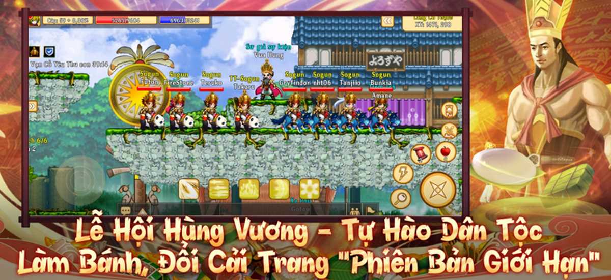 Nhận ngay full bộ giftcode Ninja Huyền Thoại mừng sự kiện giỗ tổ Hùng Vương