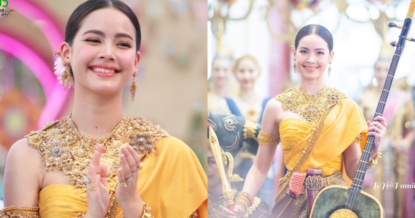 Yaya Urassaya hóa nữ thần Songkran, tiết lộ về nụ hôn vai ngọt ngào của Nadech