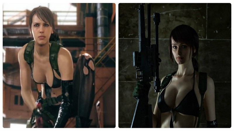 Hứng máu mũi với cosplay Quite của MGS5 siêu sexy