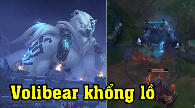 LMHT: Volibear làm lại to như quả núi, hé lộ bộ kỹ năng chính thức