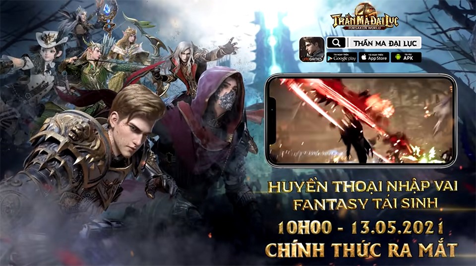 Game4V tặng giftcode Thần Ma Đại Lục mừng game ra mắt 13/05