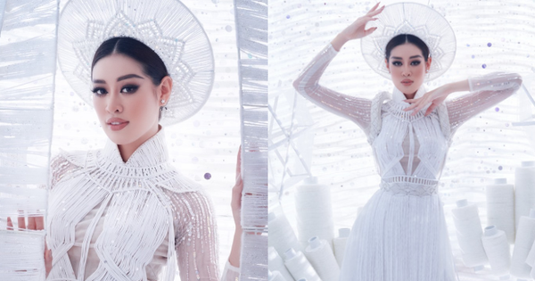 Ngắm trọn vẹn quốc phục Khánh Vân sẽ diện ở đêm Bán kết Miss Universe 2020: Cầu kỳ đến mức bị thương, nhưng tôn visual đỉnh cao