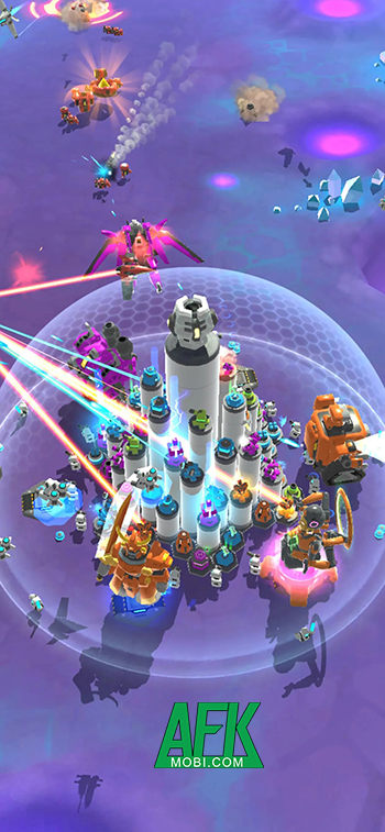 Bảo vệ hòa bình giữa các vì sao trong game Mega Tower 2: Starship Voyage
