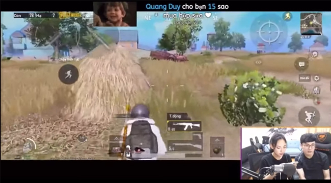 PUBG Mobile: Noway “dắt” Cara Phương lên stream phát “cẩu lương” cho người hâm mộ