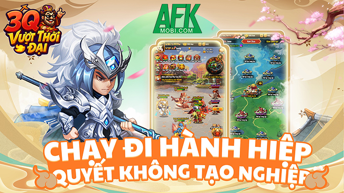Game đấu tướng rảnh tay 3Q Vượt Thời Đại cập bến làng game Việt