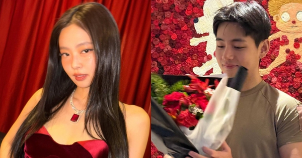 Jennie (BLACKPINK) và V (BTS) nghi công khai hẹn hò: Bài hát, chiếc bánh kem cùng dòng chữ đặc biệt gây bão mạng!