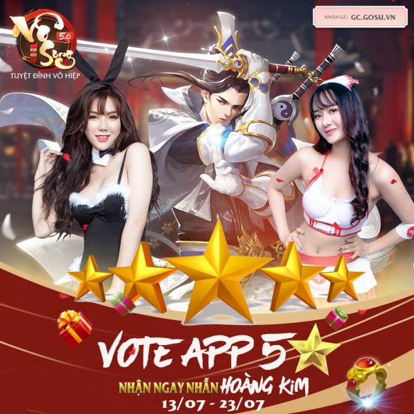 Ngạo Kiếm Vô Song 5.0 náo loạn làng game ngày mở tải