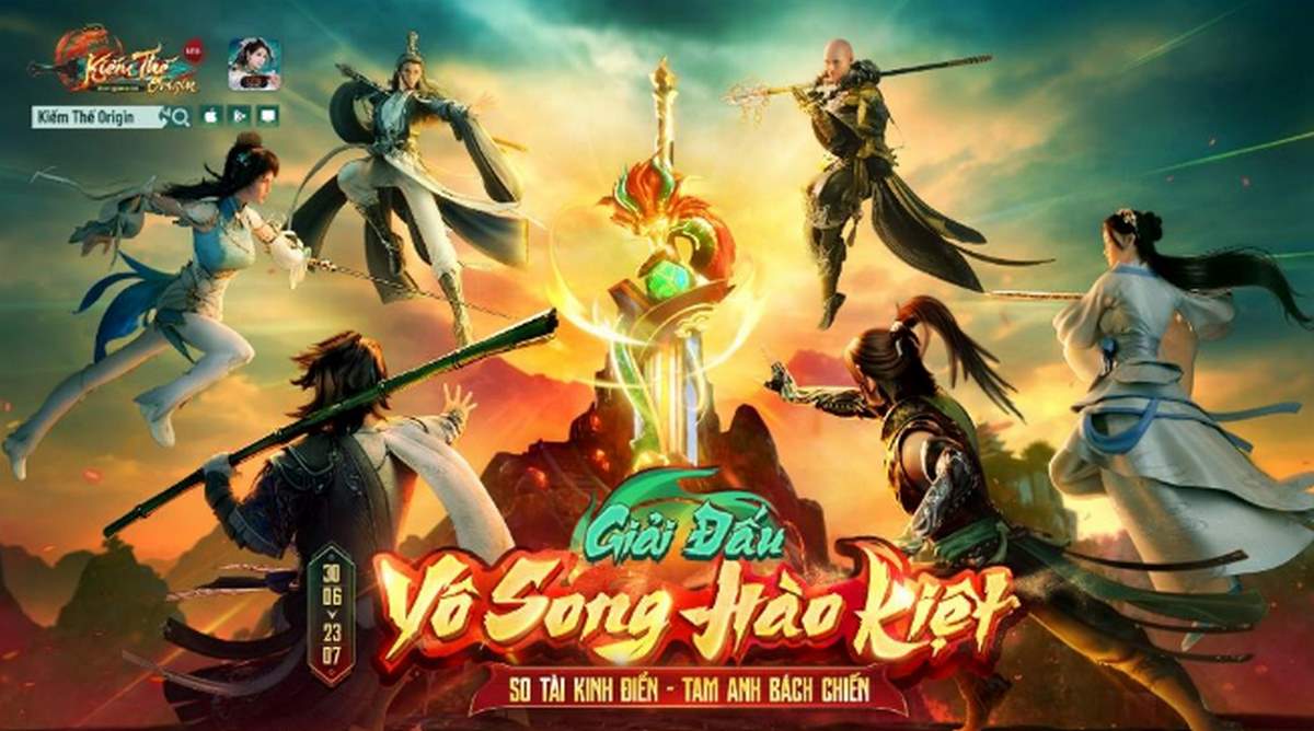 Sau 5 tháng ra mắt, Kiếm Thế Origin liền tung ngay hệ thống giải đấu Vô Song Hào Kiệt 2023 để game thủ tranh tài cao thấp