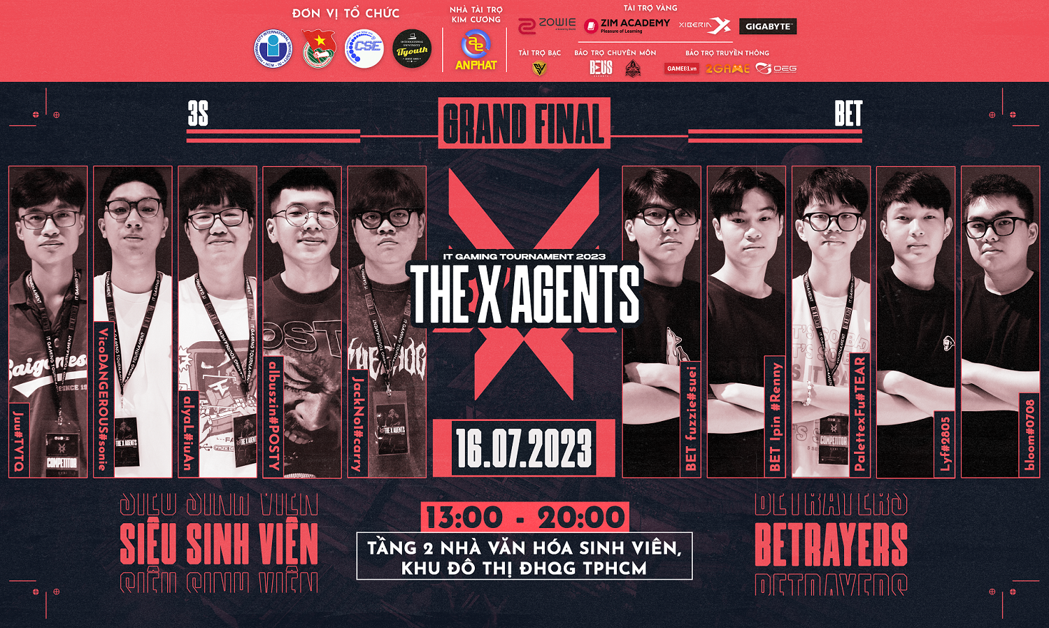 Chung kết IT Gaming Tournament 2023: The X Agents - Tham gia miễn phí và cơ hội nhận về hàng loạt phần quà hấp dẫn