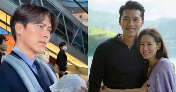 MXH náo loạn trước ảnh nghi Hyun Bin giúp Son Ye Jin địu con trai