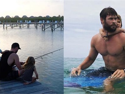 Ngẩn ngơ với cuộc sống bình yên nơi biển cả của Chris Hemsworth