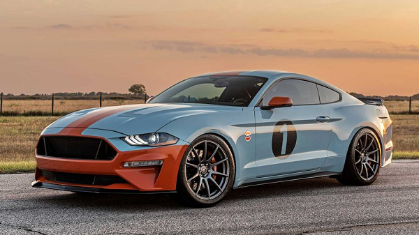 Cận cảnh chiếc xe Ford Mustang Gulf Heritage Edition mạnh 800 mã lực đặc biệt