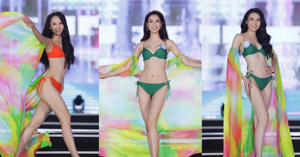 Mãn nhãn màn trình diễn bikini đẹp mắt của Top 20 Miss World Vietnam 2022