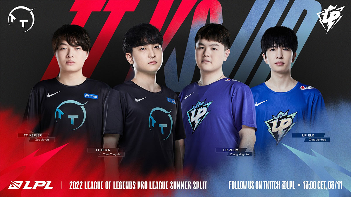 Nhận định LPL Hè 2022 ngày 11/8: WE vs FPX; TT vs UP