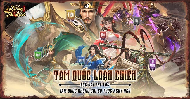 Lục Tung Tam Quốc – Vplay quy tụ dàn anh hùng xuyên không gian, thời gian