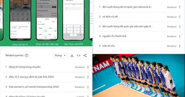 Thanh Nhã bóng đá nữ, Đặng Thị Hồng U21 bóng chuyền nữ, tài khoản giao thông "hot" Google