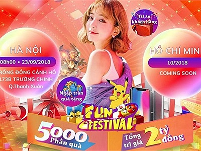 Fun Festival 2018: Ngày hội game thủ sắp diễn ra tại 2 miền Nam - Bắc