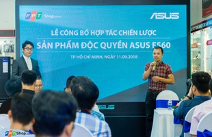 FPT Shop lên kệ độc quyền laptop gaming Asus F560