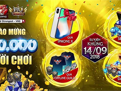 MU Strongest tặng phần quà siêu hấp dẫn cho game thủ Việt trong ngày 14/09