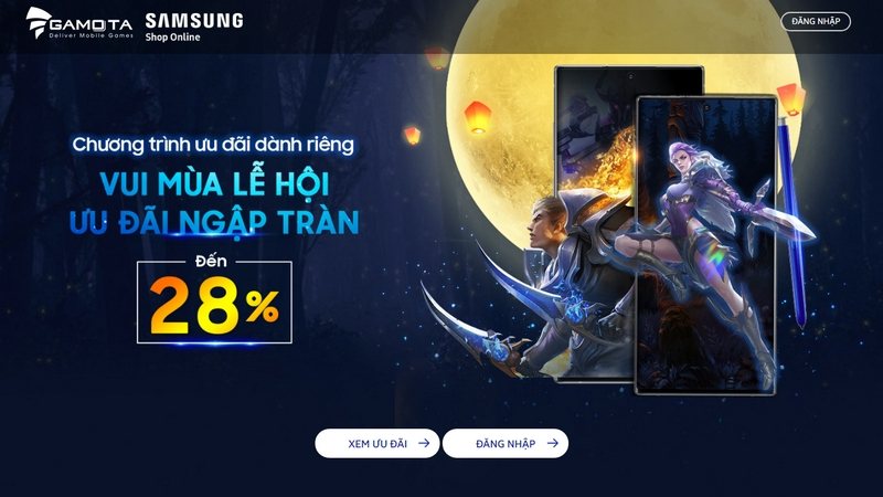 Gamota “chơi lớn” cùng Samsung với chiết khấu cực khủng cho siêu dế Note 10, Note 10+