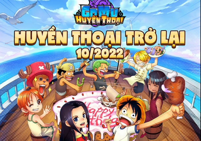 Gomu Huyền Thoại Tựa game thẻ tướng One Piece sắp phát hành tại Việt Nam